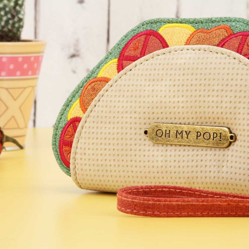 oh-my-pop-taco-porte-monnaie-beige-tex-15-cm image 6