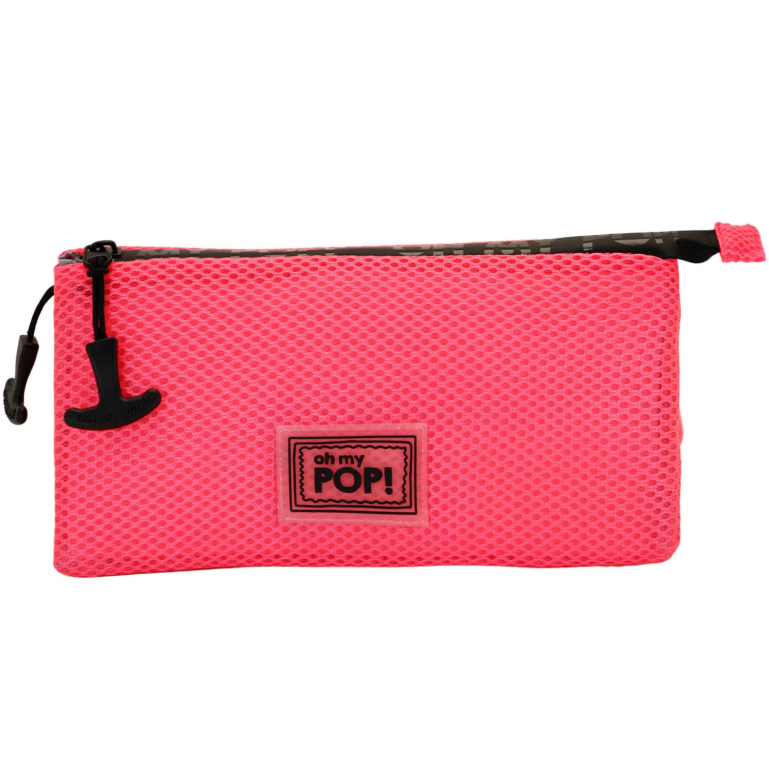 oh-my-pop-mesh-trousse-rose-filet-scolaire image 2