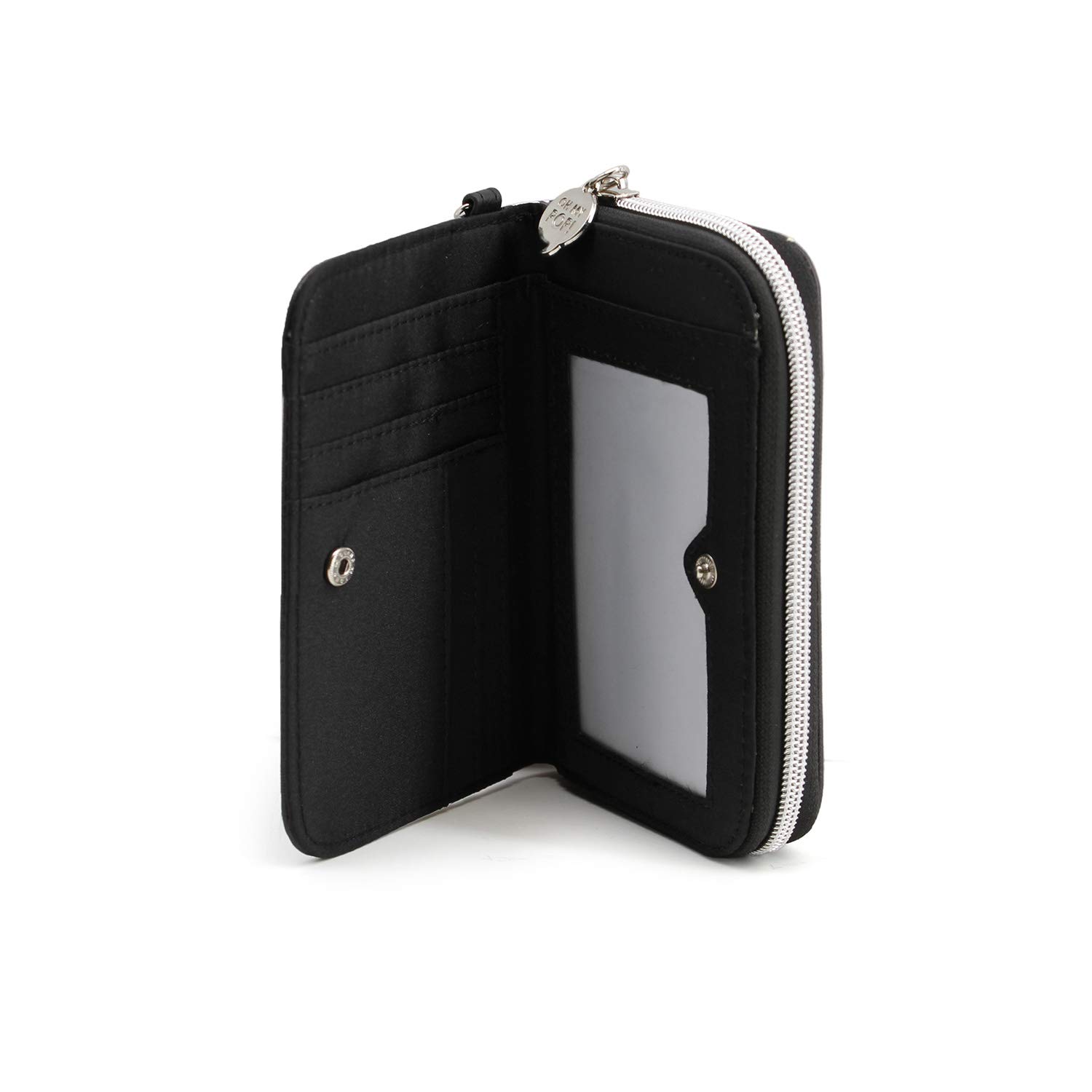 oh-my-pop-licorne-portefeuille-noir-10-x-15-5-cm-zip image 4