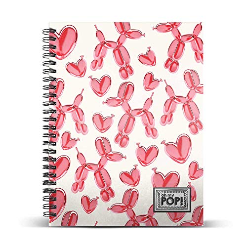 oh-my-pop-globoniche-cahier-a4-spirale-120-feuilles image 2