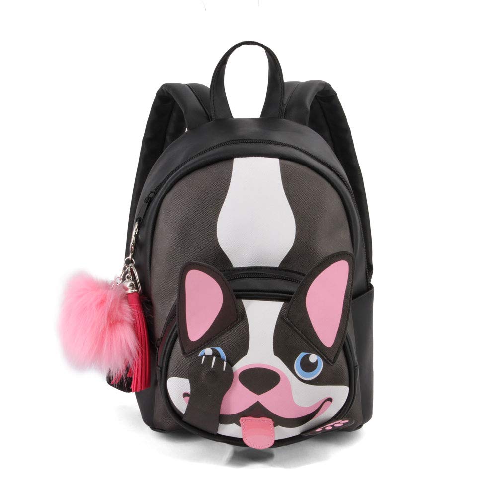oh-my-pop-bulldog-shy-sac-dos-noir-28-cm-8-l image 2