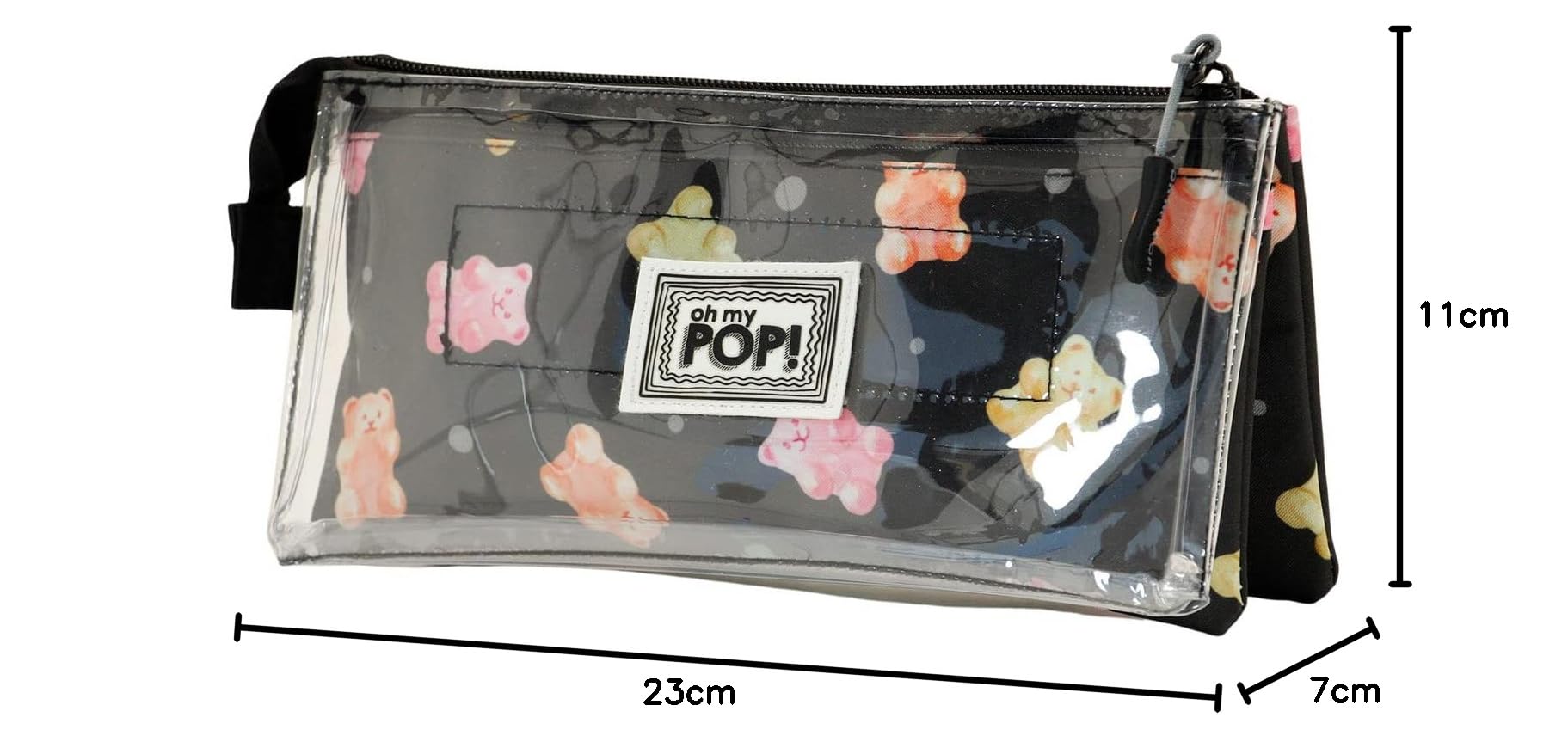 oh-my-pop-clear-trousse-triple-gummy-3-compartiments image 4