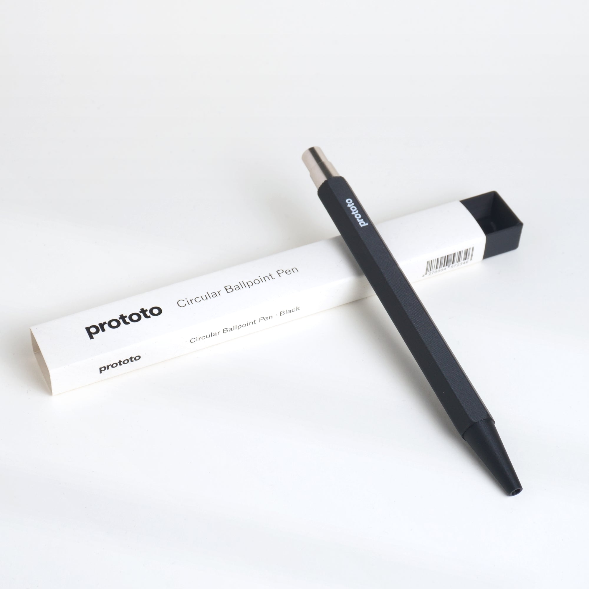 prototo-kugelschreiber-nr-2-stylo-bille-noir-clic-m-tal image 1