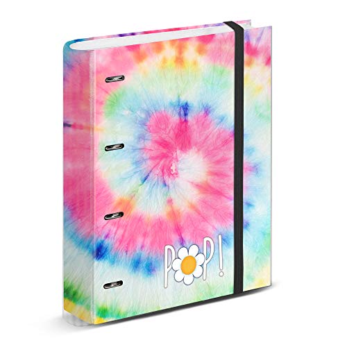 oh-my-pop-tie-dye-classeur-4-anneaux-a4-quadrill image 2