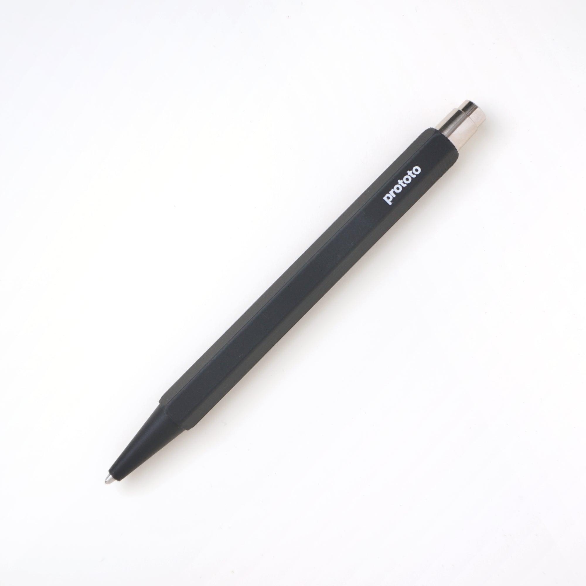 prototo-kugelschreiber-nr-2-stylo-bille-noir-clic-m-tal image 2