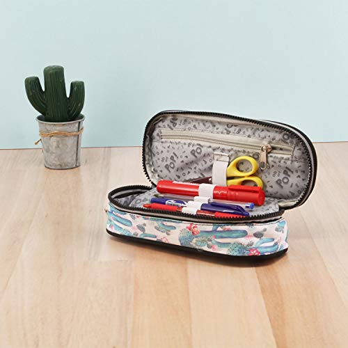 oh-my-pop-cactus-pencil-trousse-vert-avec-organisateur image 8