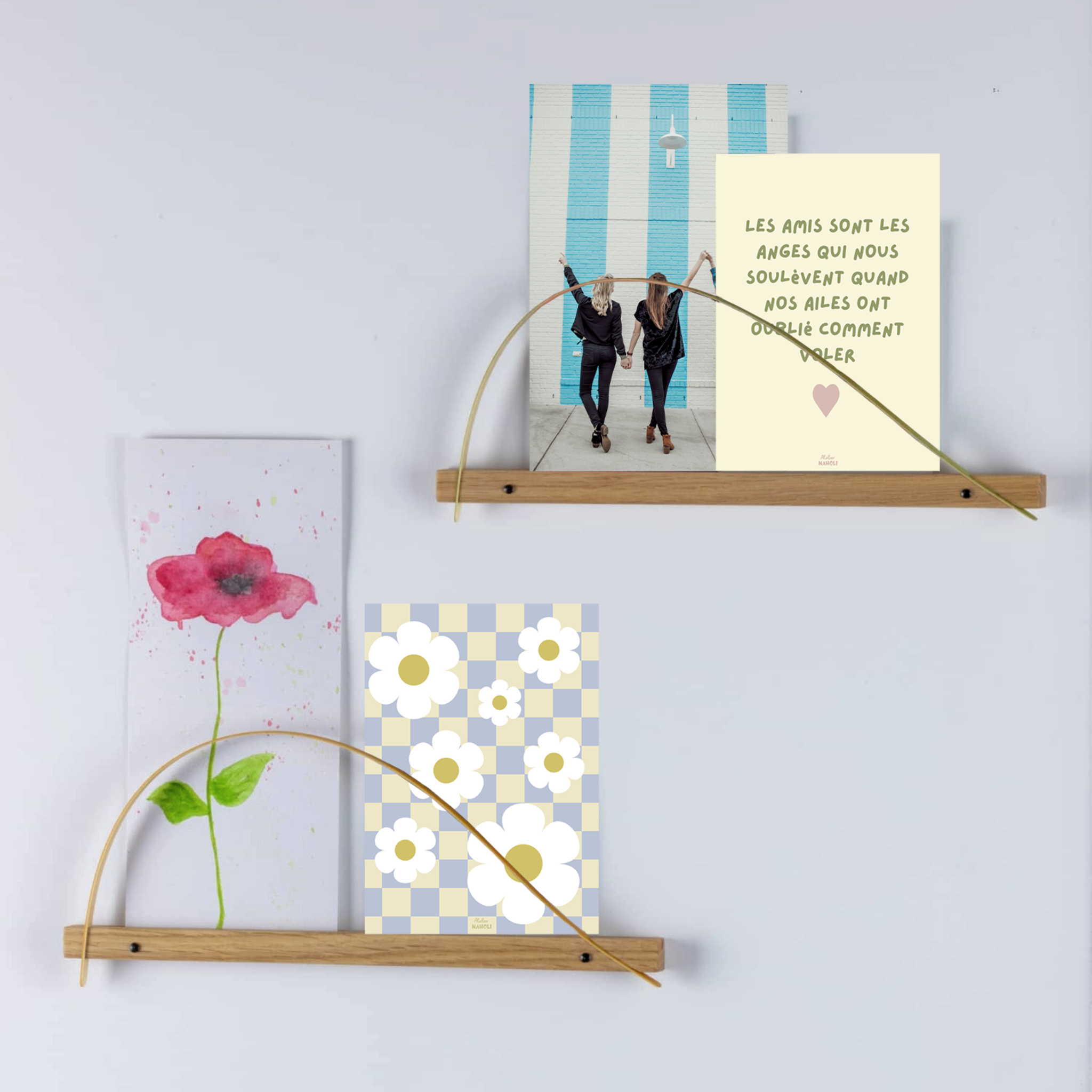 atelier-naholi-tag-re-murale-porte-photo-bois-fonc-25-cm image 2