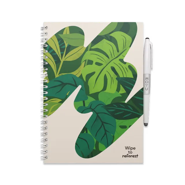 moyu-erasable-notebooks-sandy-jungle-carnet-effa-able-a5-motif image 1