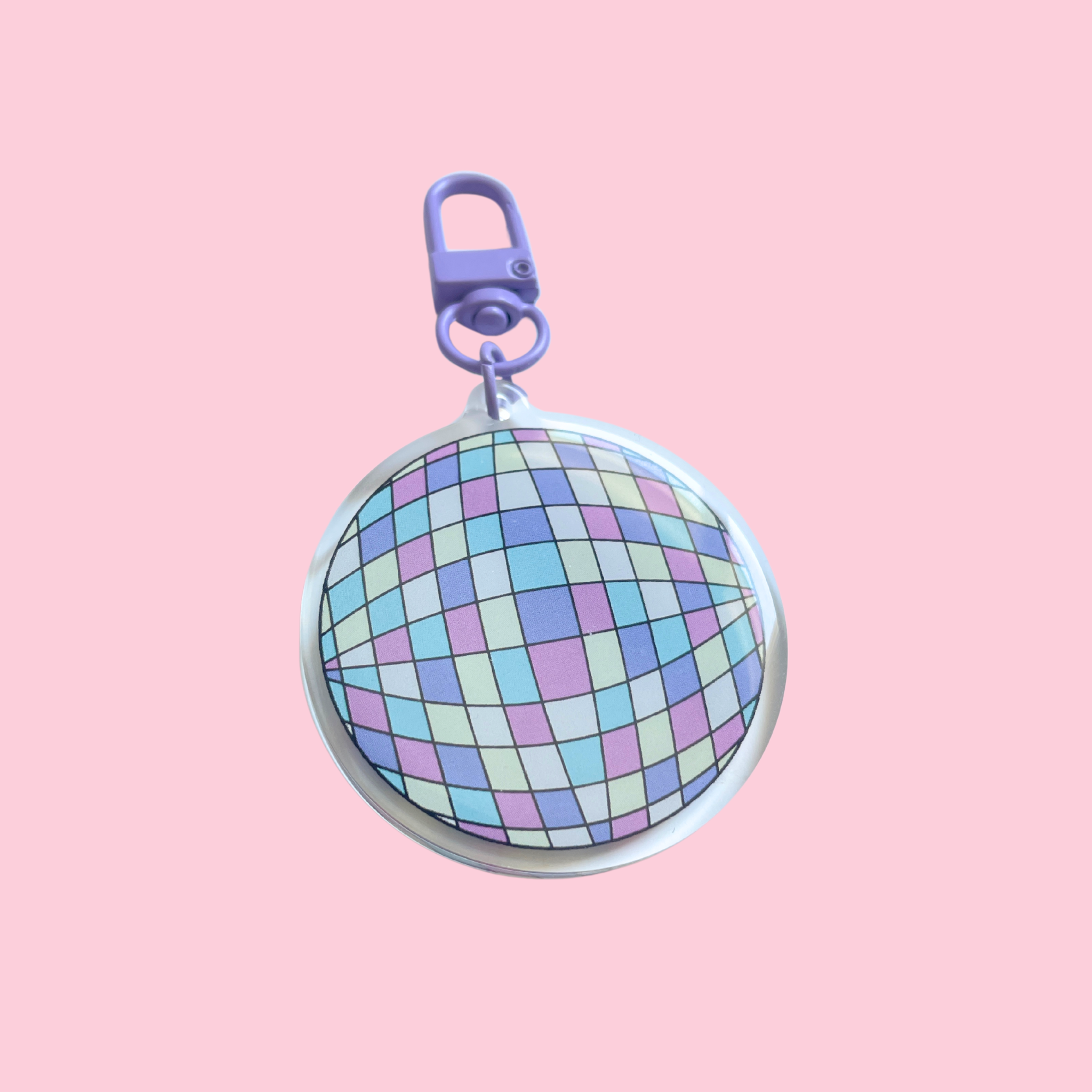 atelier-naholi-porte-cl-boule-disco-acrylique-4-5-cm-brillant image 4