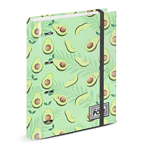 oh-my-pop-awacate-classeur-anneaux-a4-lastique-intercalaires image 2