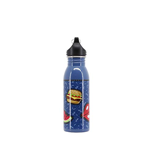 oh-my-pop-patches-gourde-inox-500-ml-bleu-fonc image 4