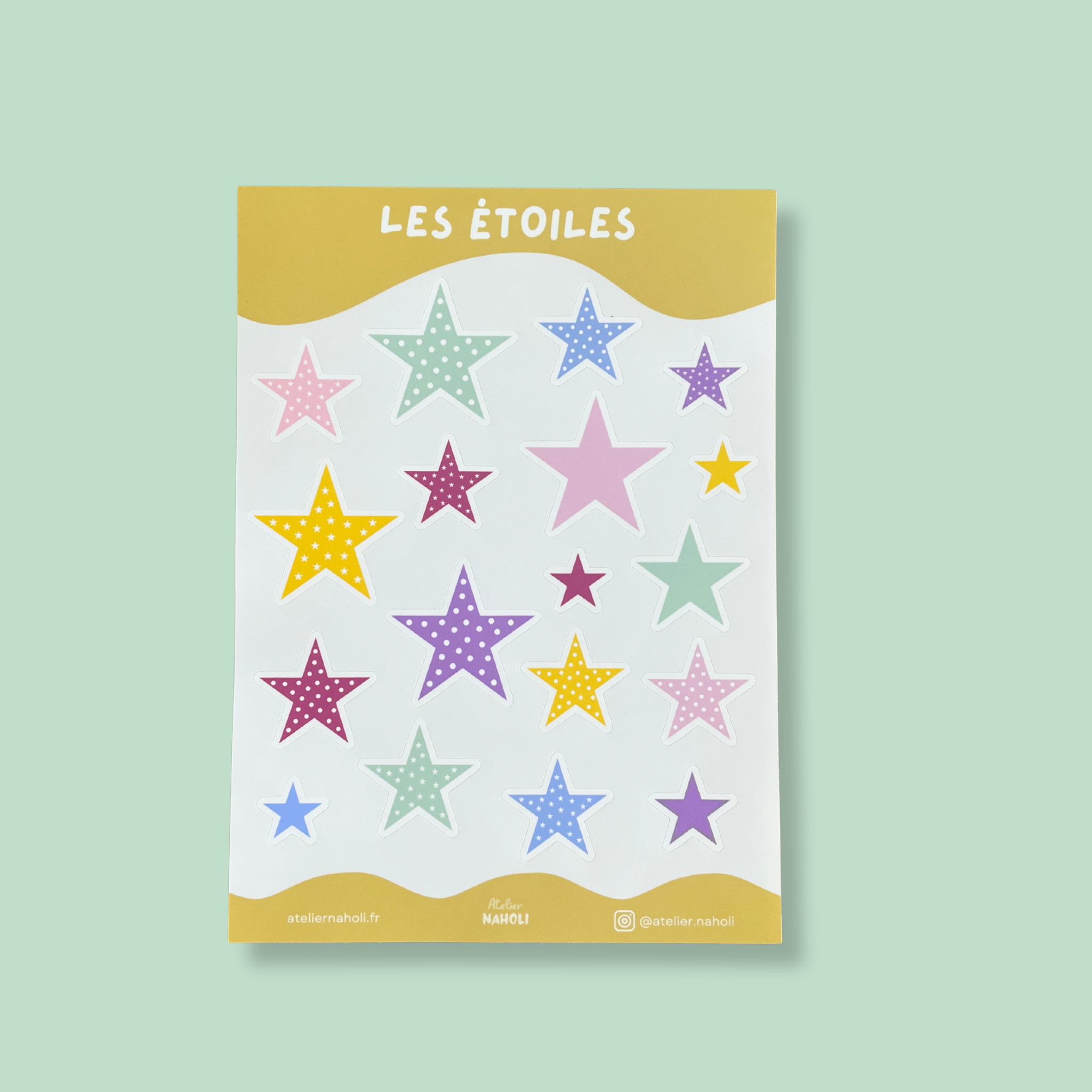 atelier-naholi-planche-de-stickers-les-toiles-planche-a6-mat image 2