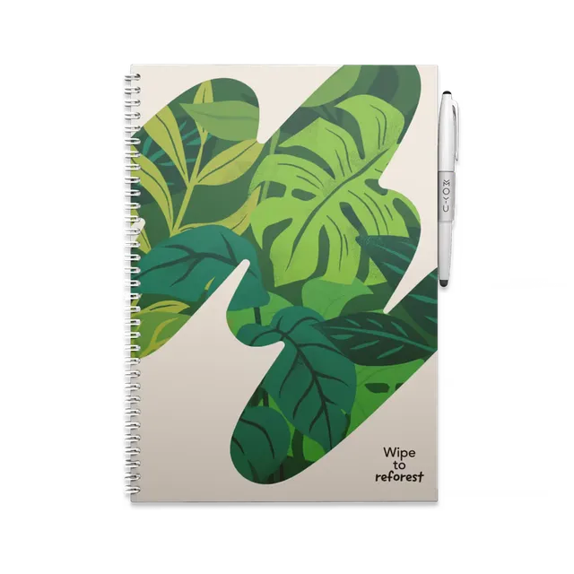 moyu-erasable-notebooks-a4-carnet-effa-able-sandy-jungle-papier-pierre image 1