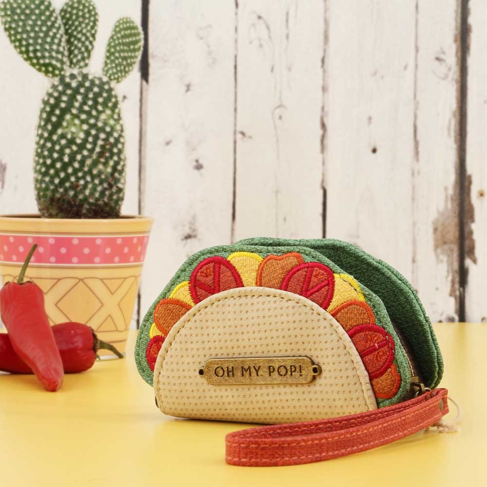 oh-my-pop-taco-porte-monnaie-beige-tex-12-cm image 4