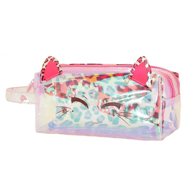 oh-my-pop-feline-trousse-laser-rose-double-22-cm image 1