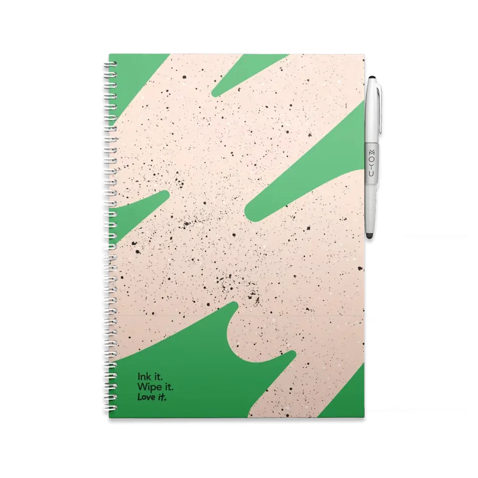 moyu-erasable-notebook-a4-carnet-effa-able-vert-flashy-moss image 1