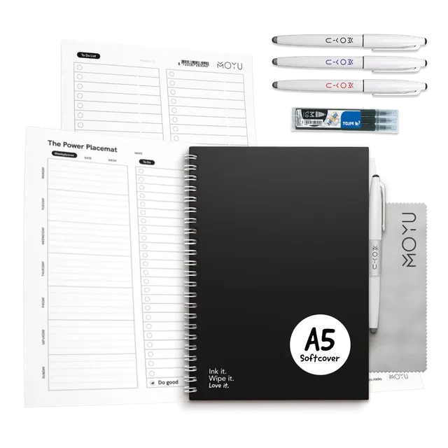 moyu-office-bundle-pack-bureau-carnet-a5-planners image 1
