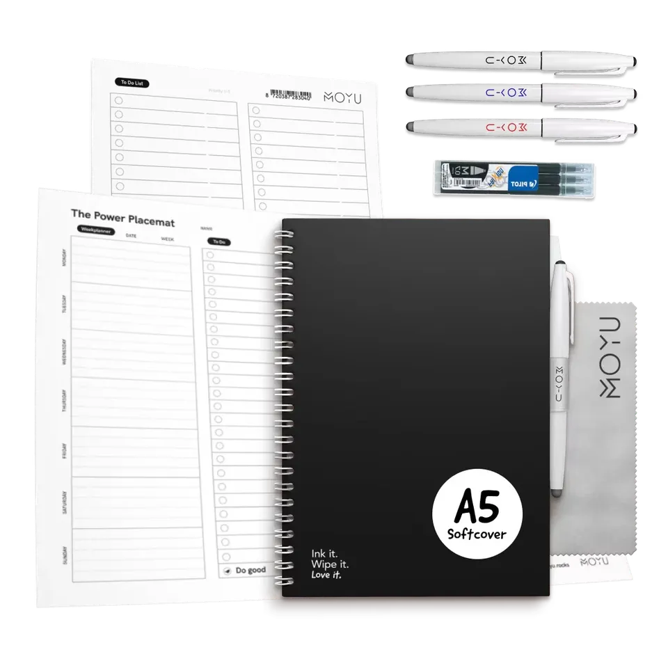 moyu-office-bundle-pack-bureau-carnet-a5-planners image 1