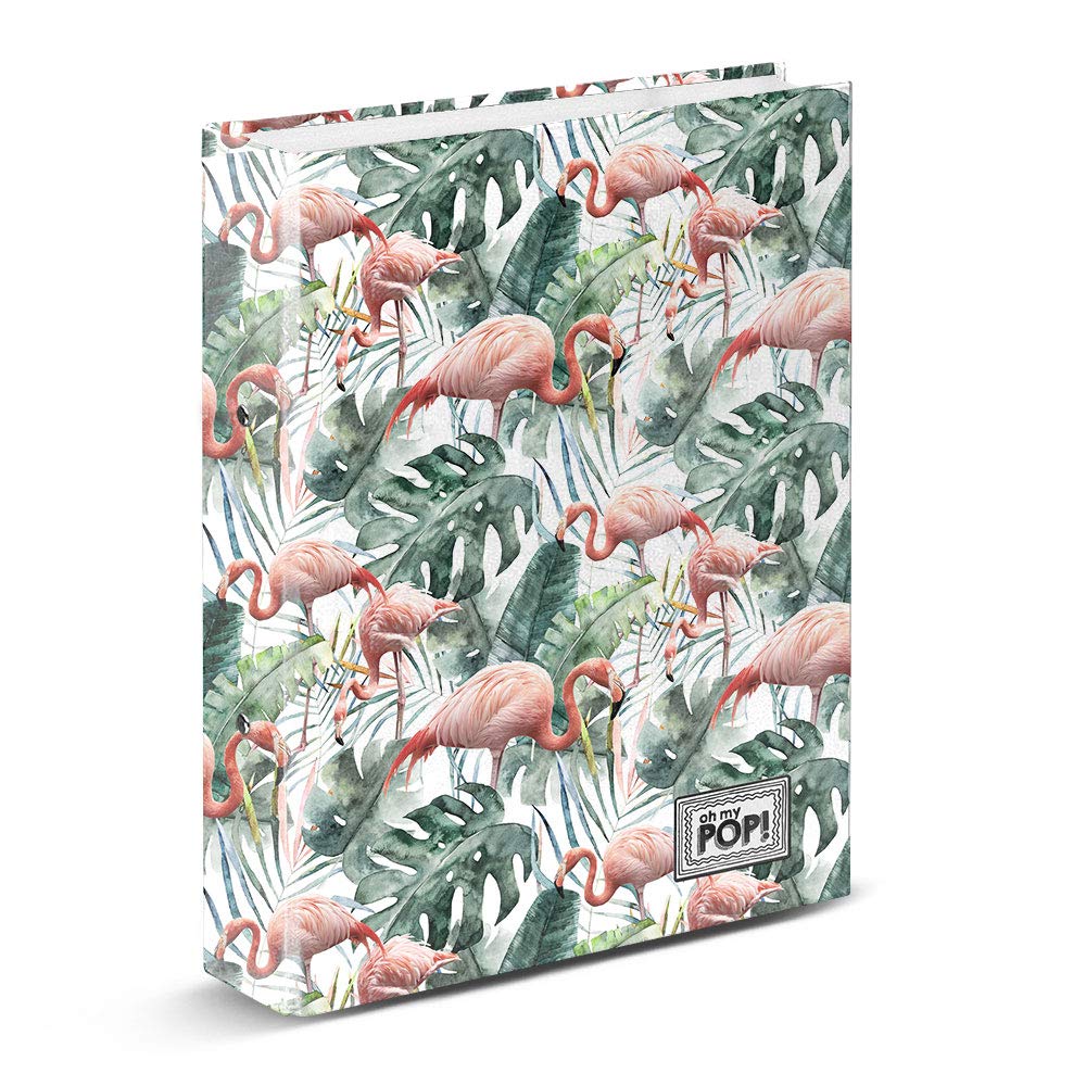 oh-my-pop-flamenco-tropical-classeur-4-anneaux-a4 image 1