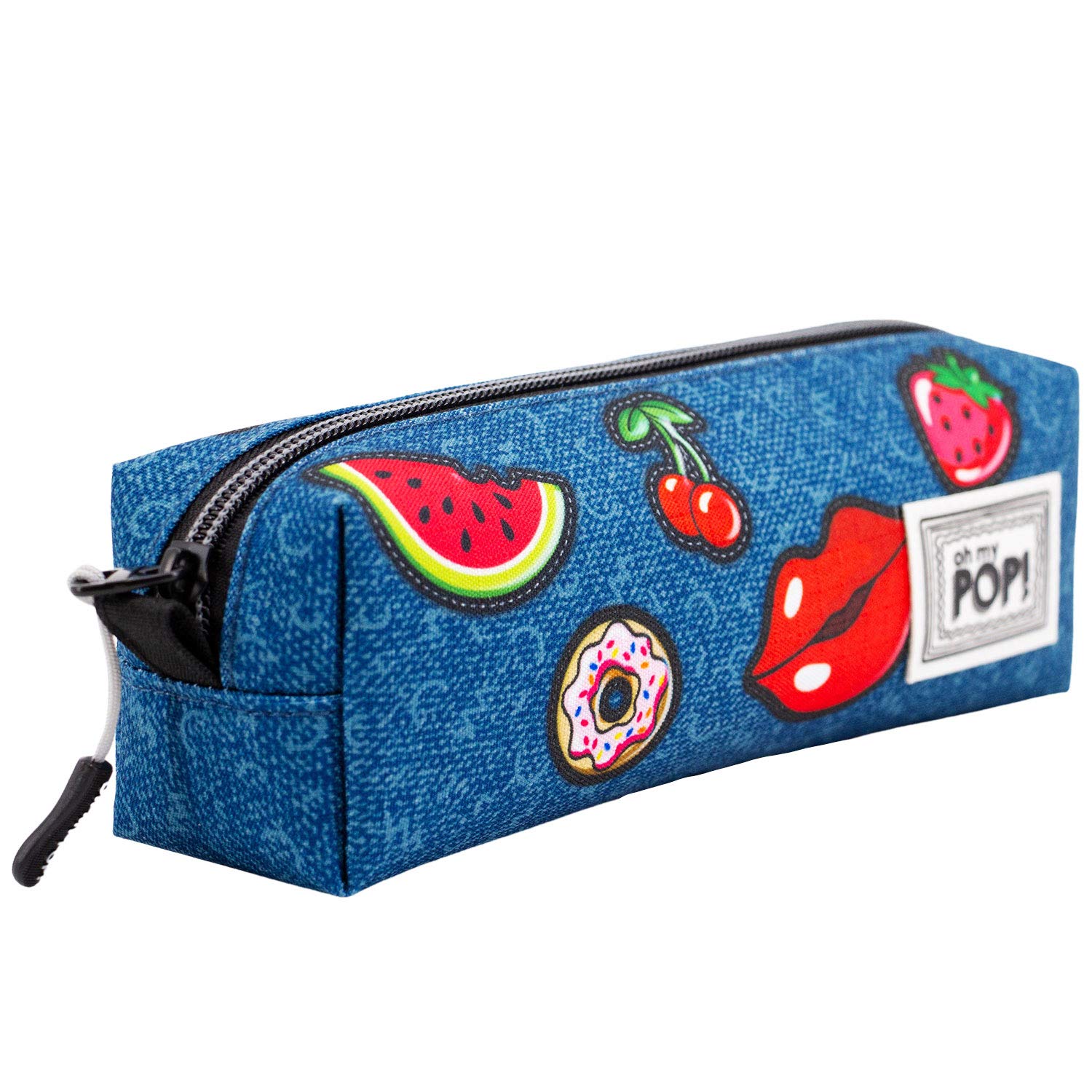 oh-my-pop-patches-hs-trousse-carr-bleu-fonc-21-cm image 5