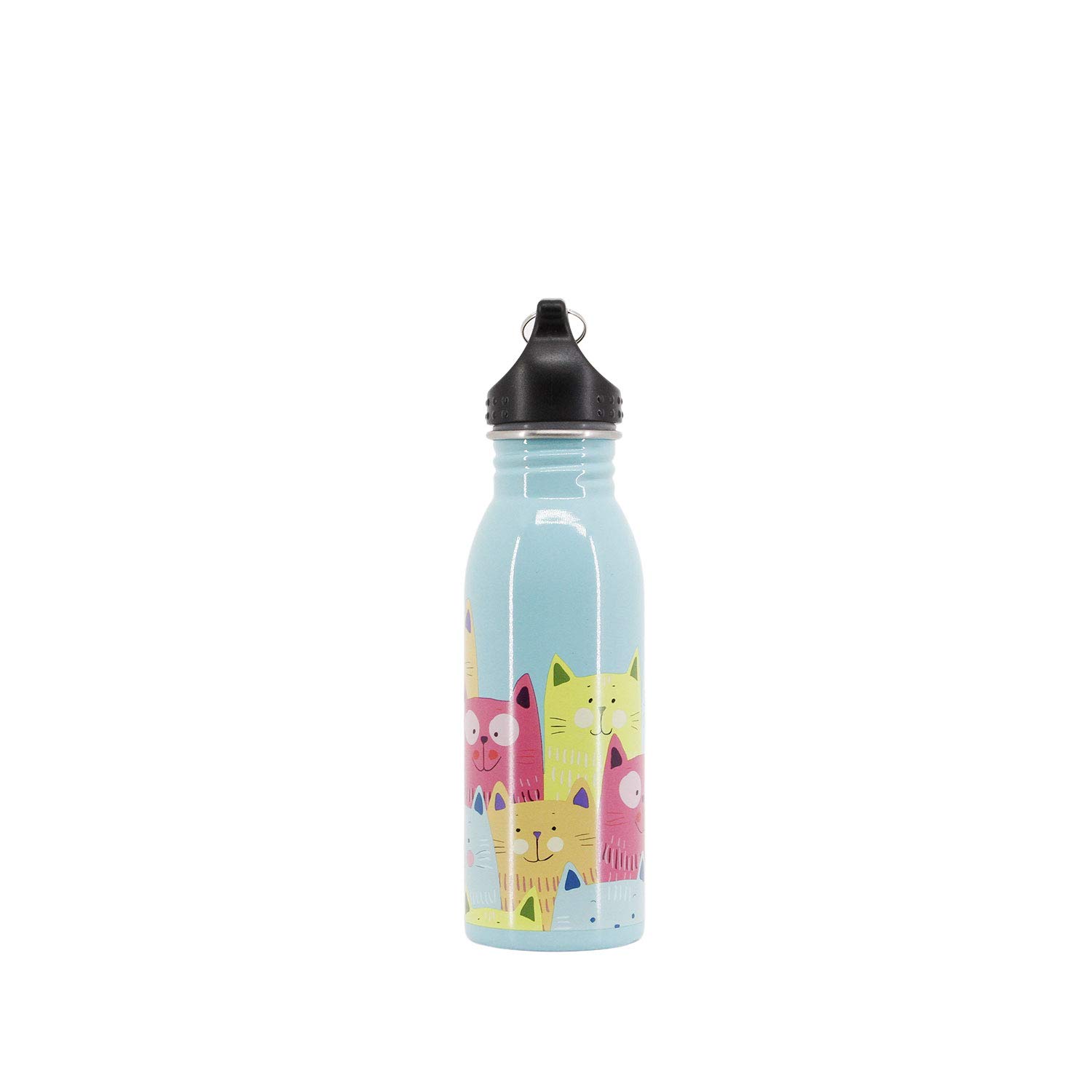 oh-my-pop-cats-bouteille-eau-inox-500-ml-multicolore image 2