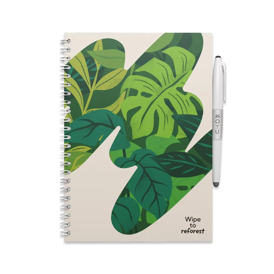 moyu-erasable-notebooks-sandy-jungle-carnet-effa-able-a5-jungle image 1