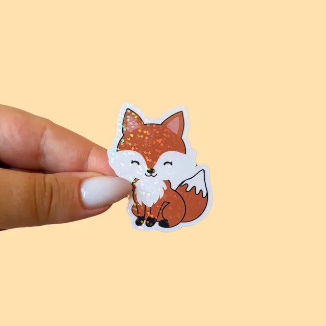atelier-naholi-stickers-renard-sticker-automne-5-25-cm image 1
