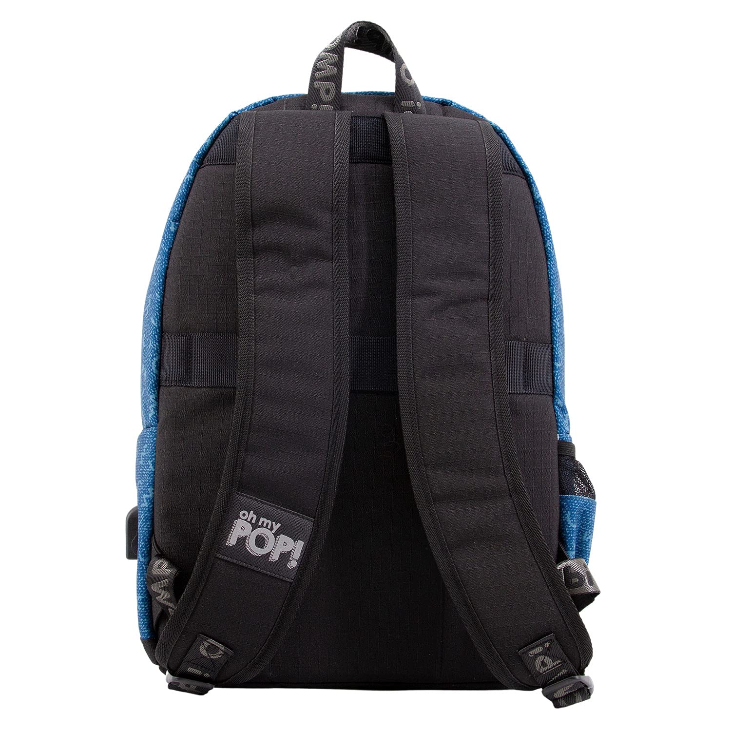 oh-my-pop-patches-sac-dos-bleu-fonc-usb-coll-ge image 2