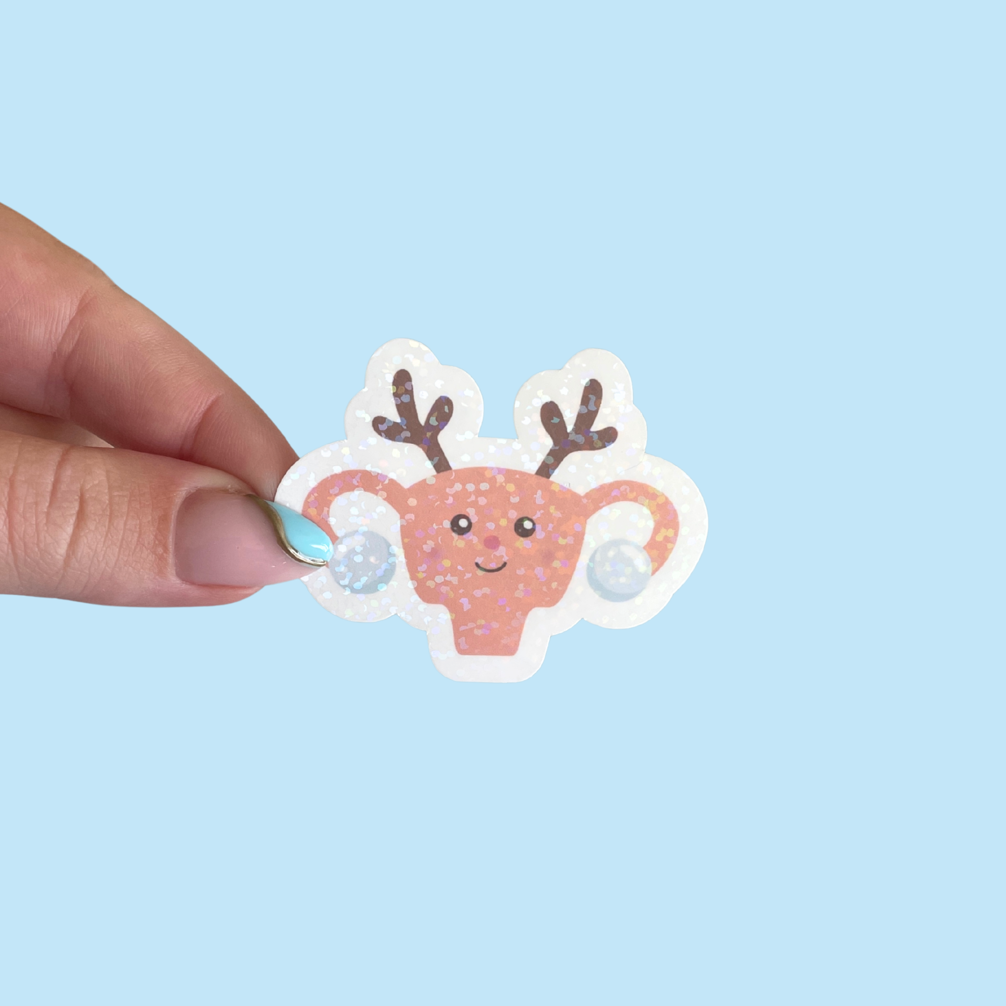 atelier-naholi-stickers-sticker-ut-rus-renne-de-no-l-paillettes image 1