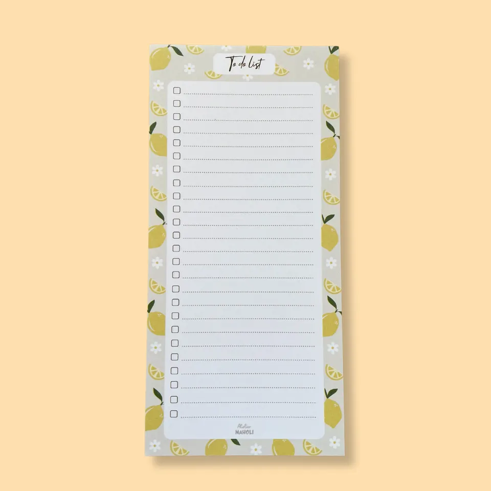 atelier-naholi-bloc-notes-to-do-list-citron-10x21-cm image 1