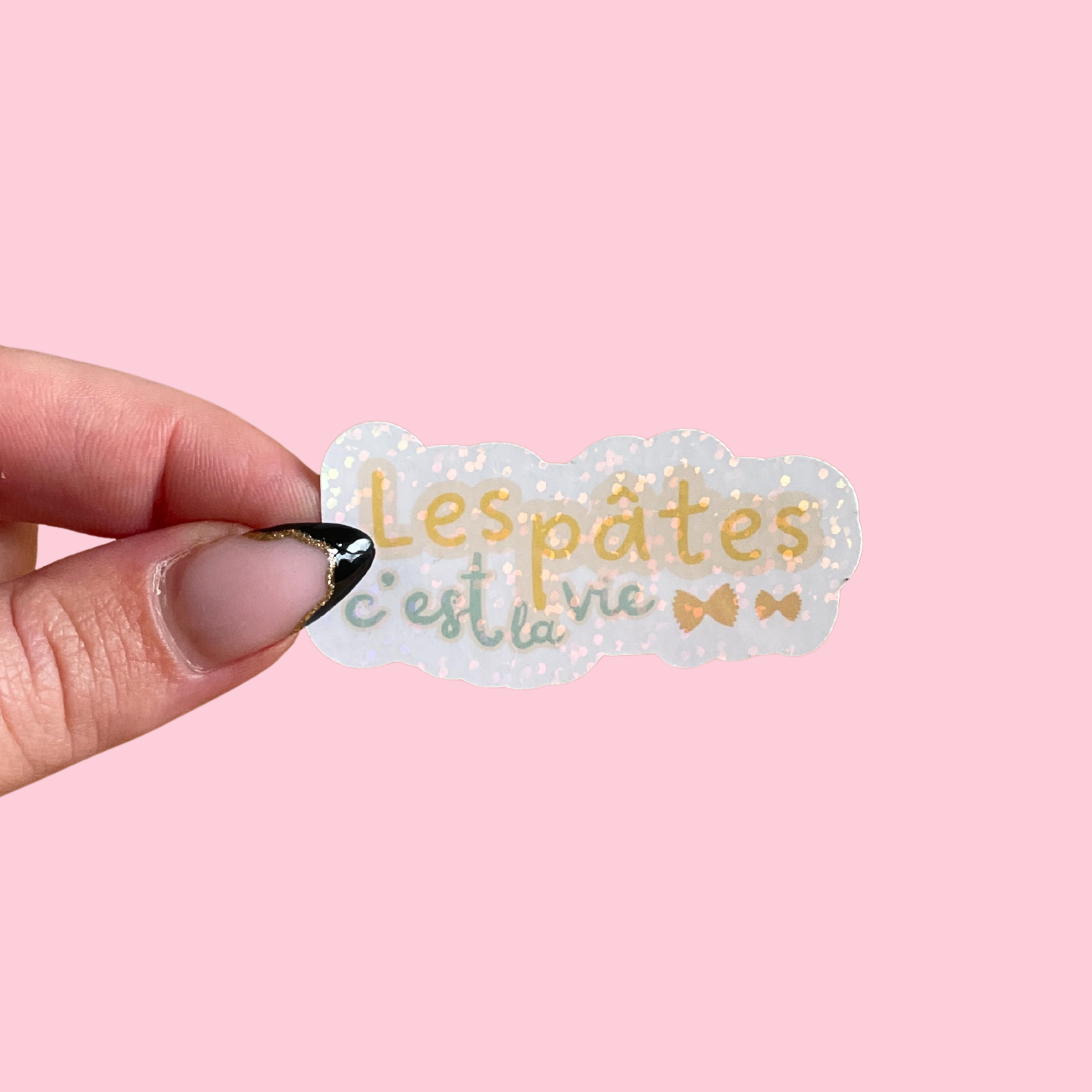atelier-naholi-stickers-l-unit-les-p-tes-c-est-la-vie-scintillant image 1