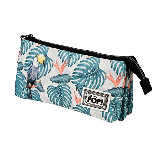 oh-my-pop-toucan-trousse-triple-hs-multicolore image 4