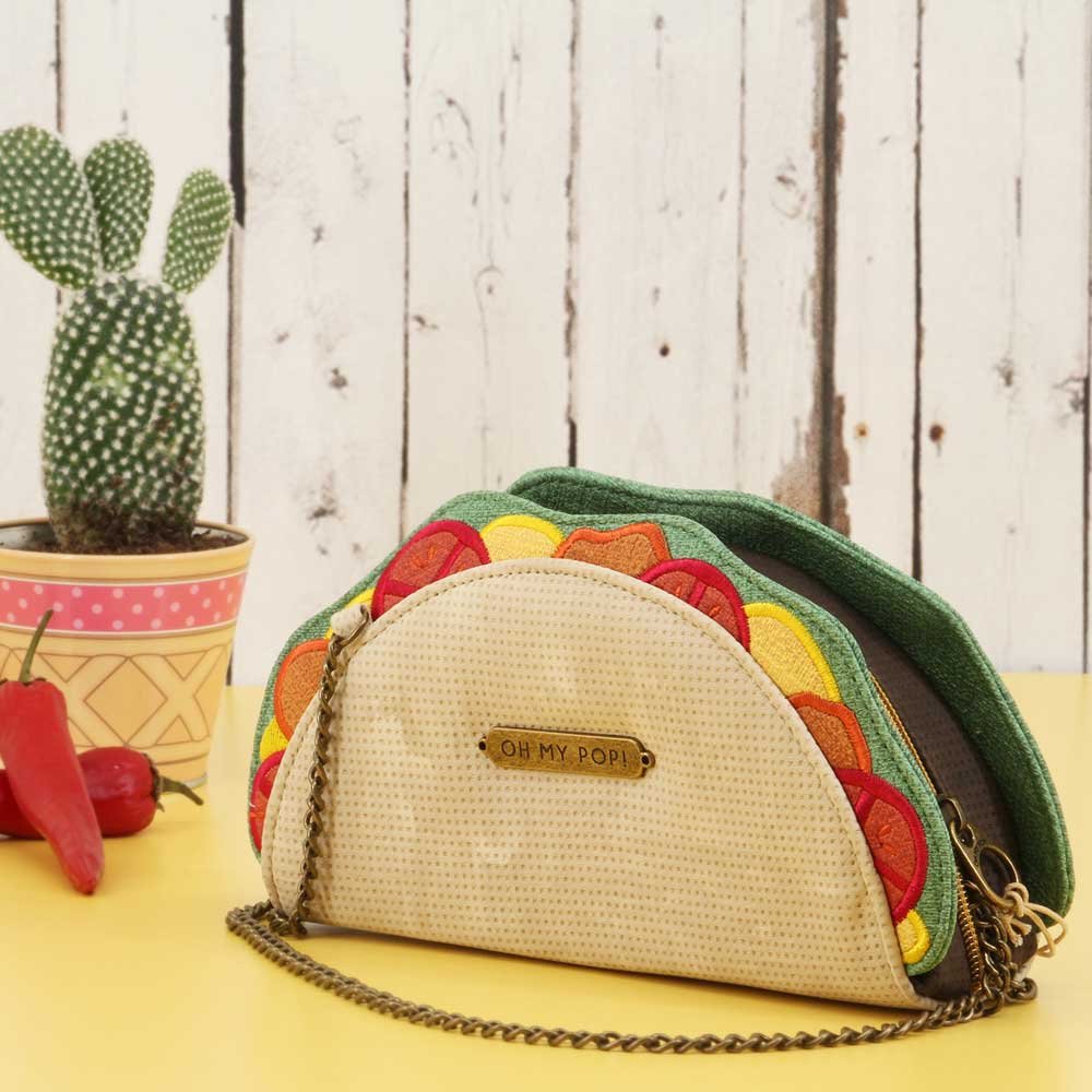 oh-my-pop-tacos-sac-bandouli-re-beige-22-cm-cha-ne image 4