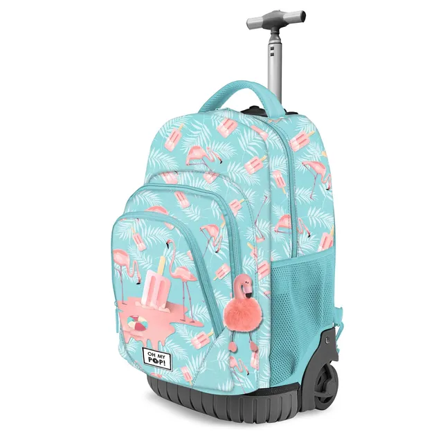 oh-my-pop-ice-flamingo-sac-dos-roulettes-gts-fan-39-l image 1