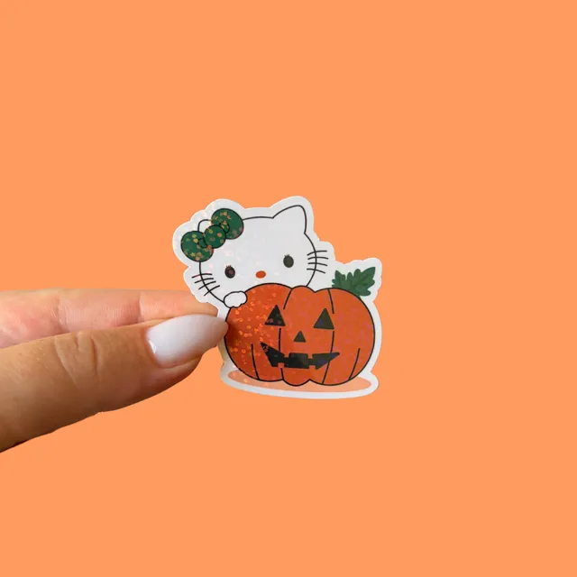 atelier-naholi-kitty-citrouille-sticker-chat-automne image 1