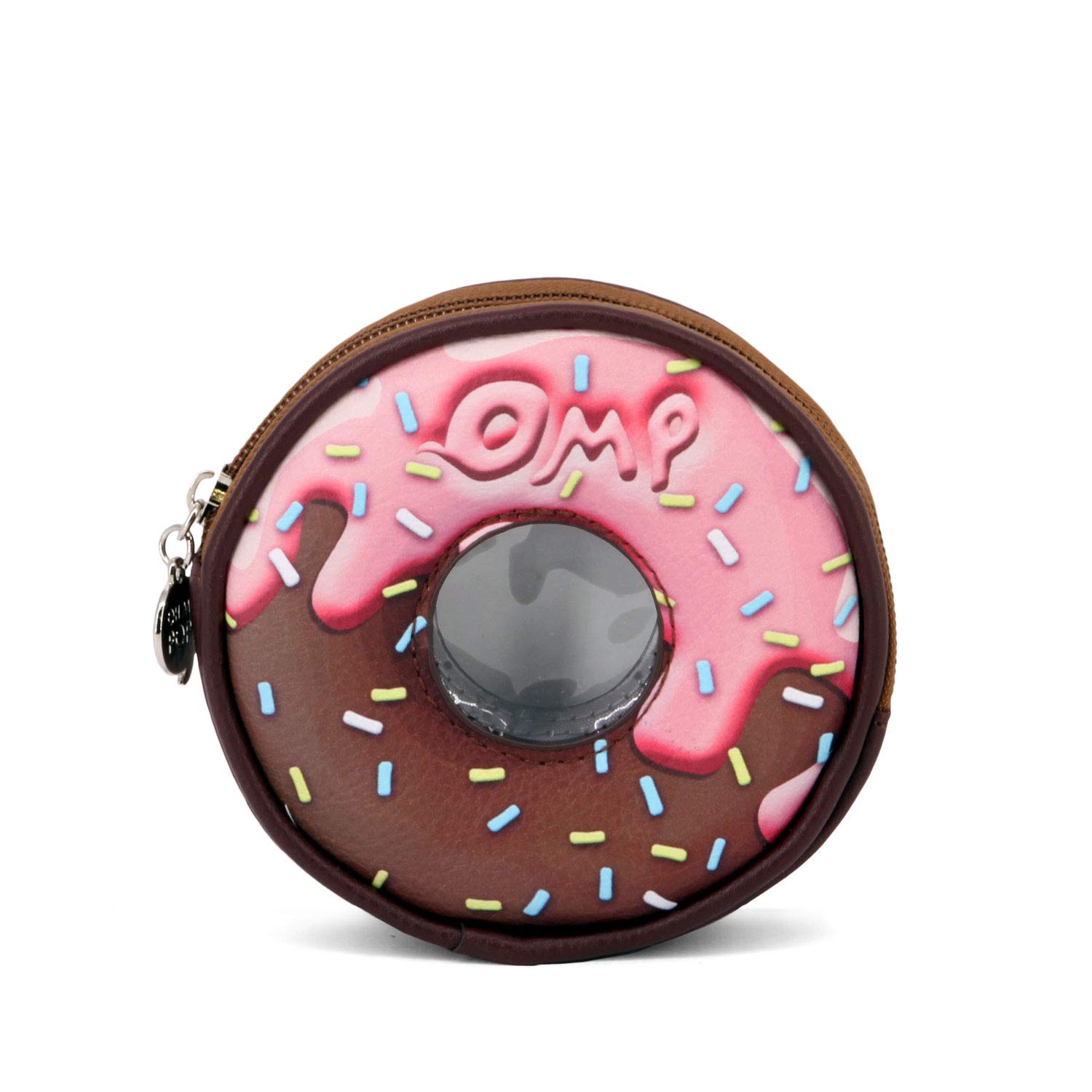oh-my-pop-donut-porte-monnaie-rond-brun-fantaisie image 3