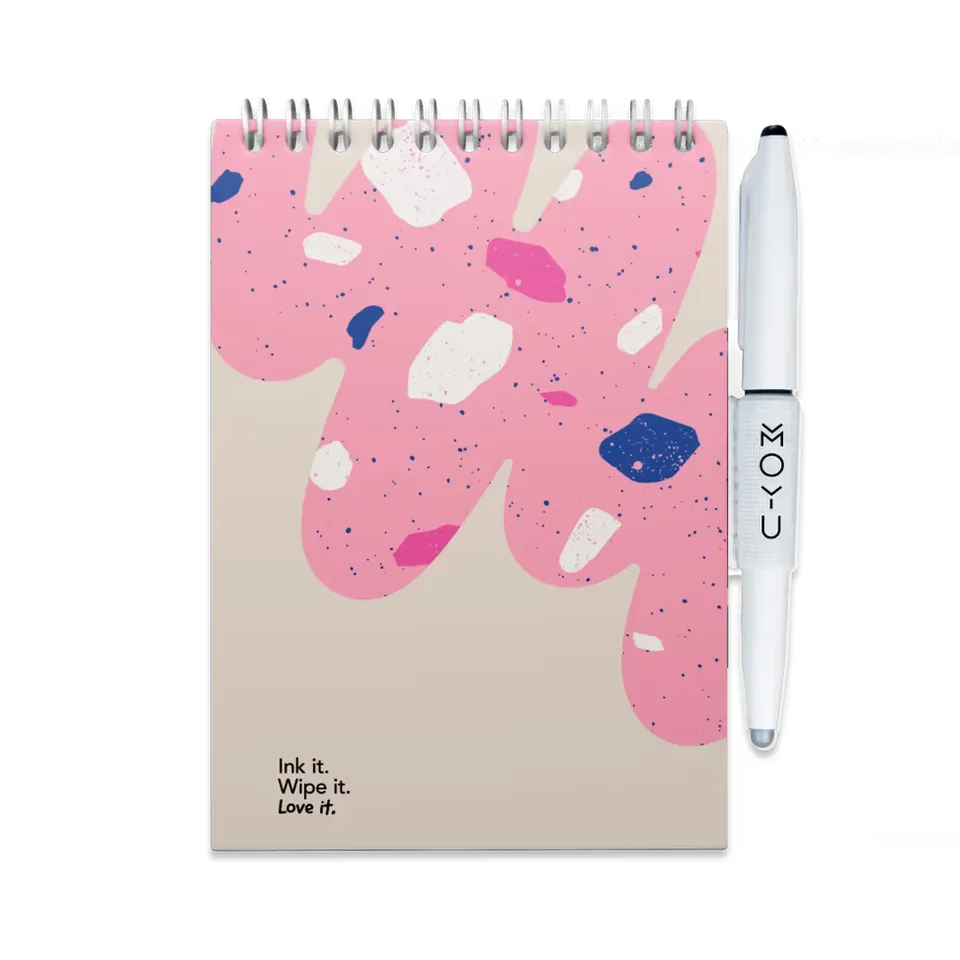 moyu-erasable-notebooks-carnet-effa-able-a6-flamingo-desert image 1