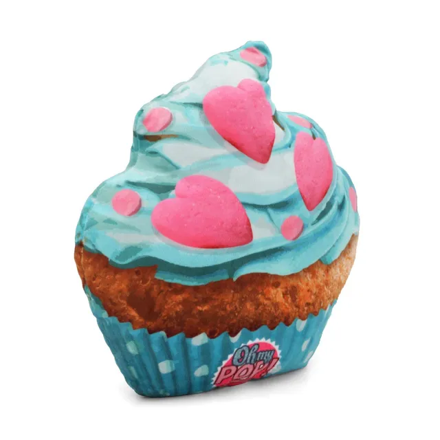 oh-my-pop-cupcake-ii-coussin-d-coratif-turquoise image 1