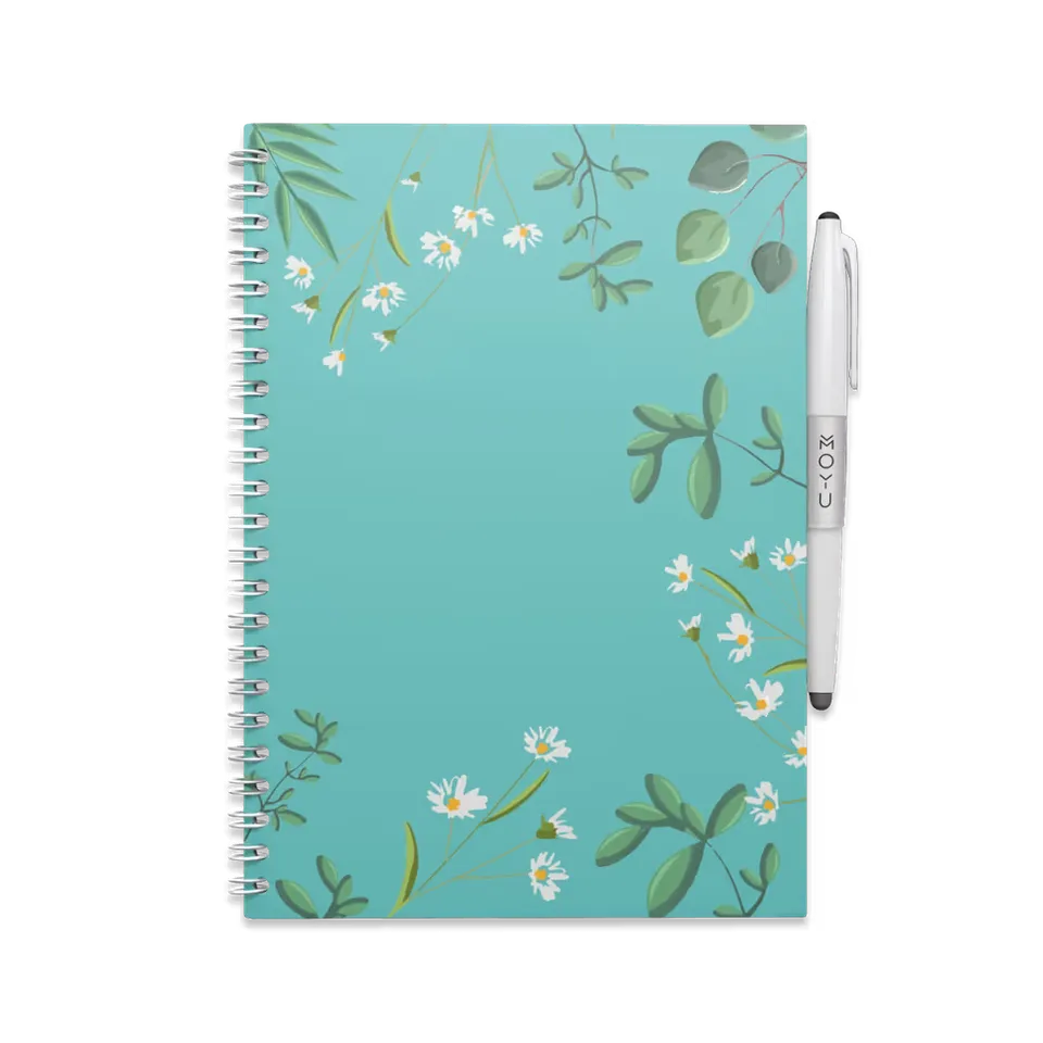 moyu-dear-daisy-carnet-effacable-a5-papier-pierre-vintage image 1