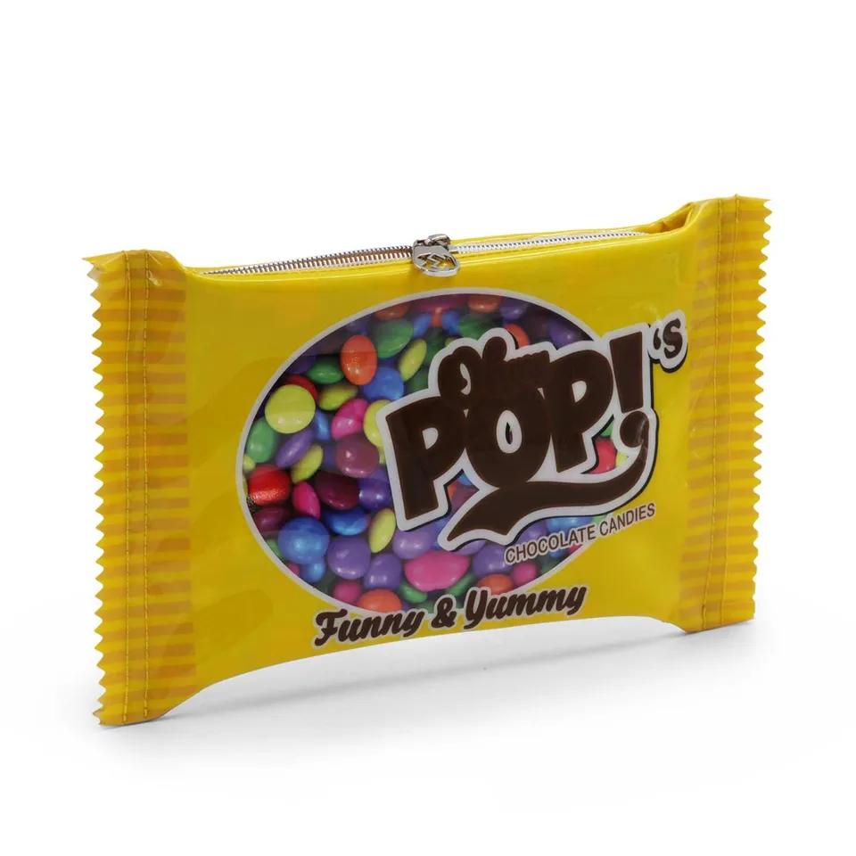 oh-my-pop-chococandy-trousse-de-toilette-jaune-zip image 1