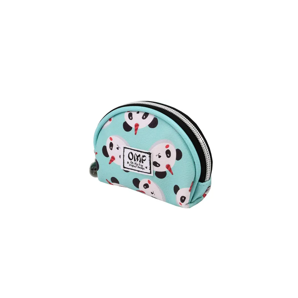 oh-my-pop-porte-monnaie-ovale-turquoise-taille-unique image 1