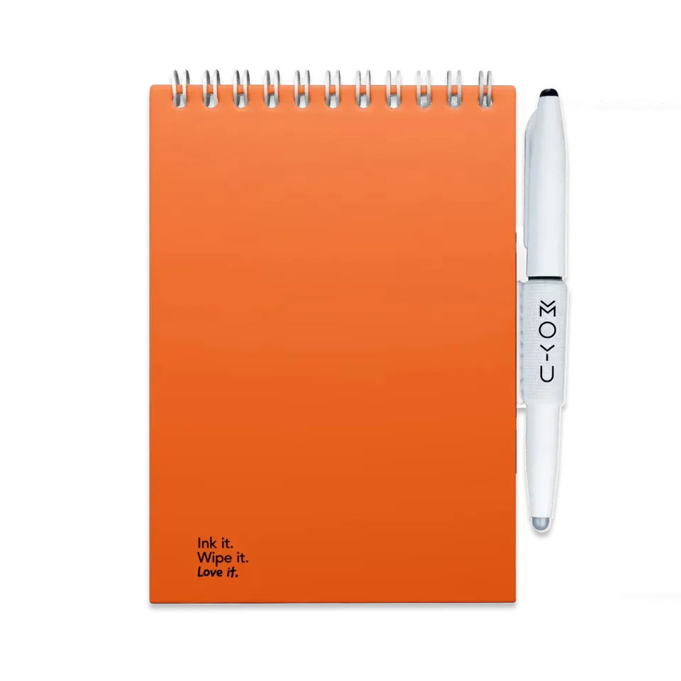 moyu-erasable-notebooks-a6-bloc-effa-able-orange-sunset-2 image 1