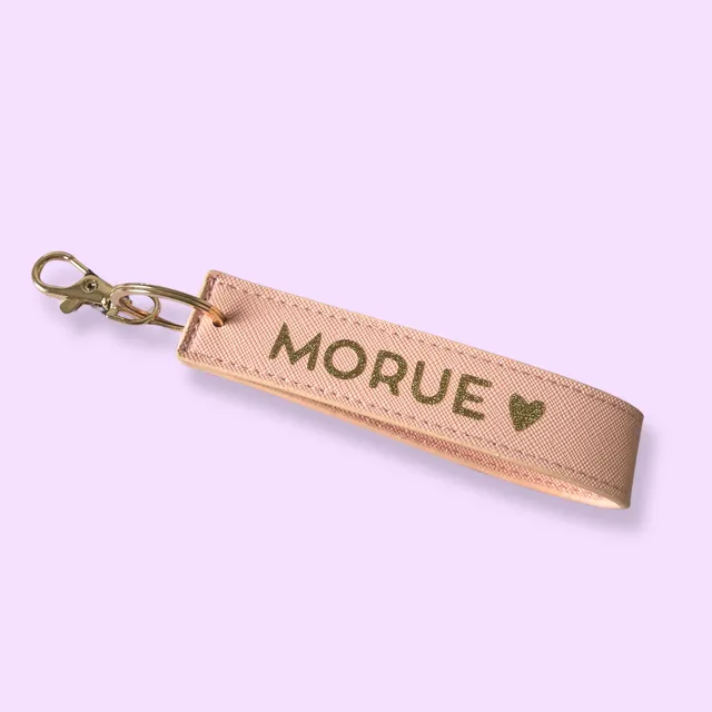 atelier-naholi-porte-cl-message-morue-dragonne-simili-cuir-rose image 1