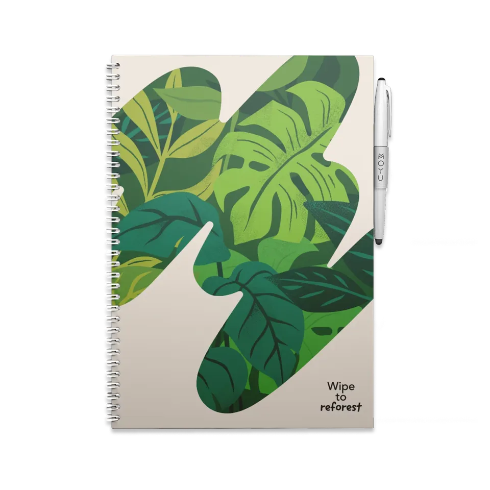 moyu-erasable-notebook-a4-carnet-effa-able-sandy-jungle image 1