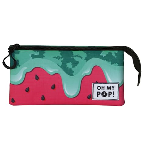 oh-my-pop-melty-melon-trousse-triple-verte-23-cm image 6