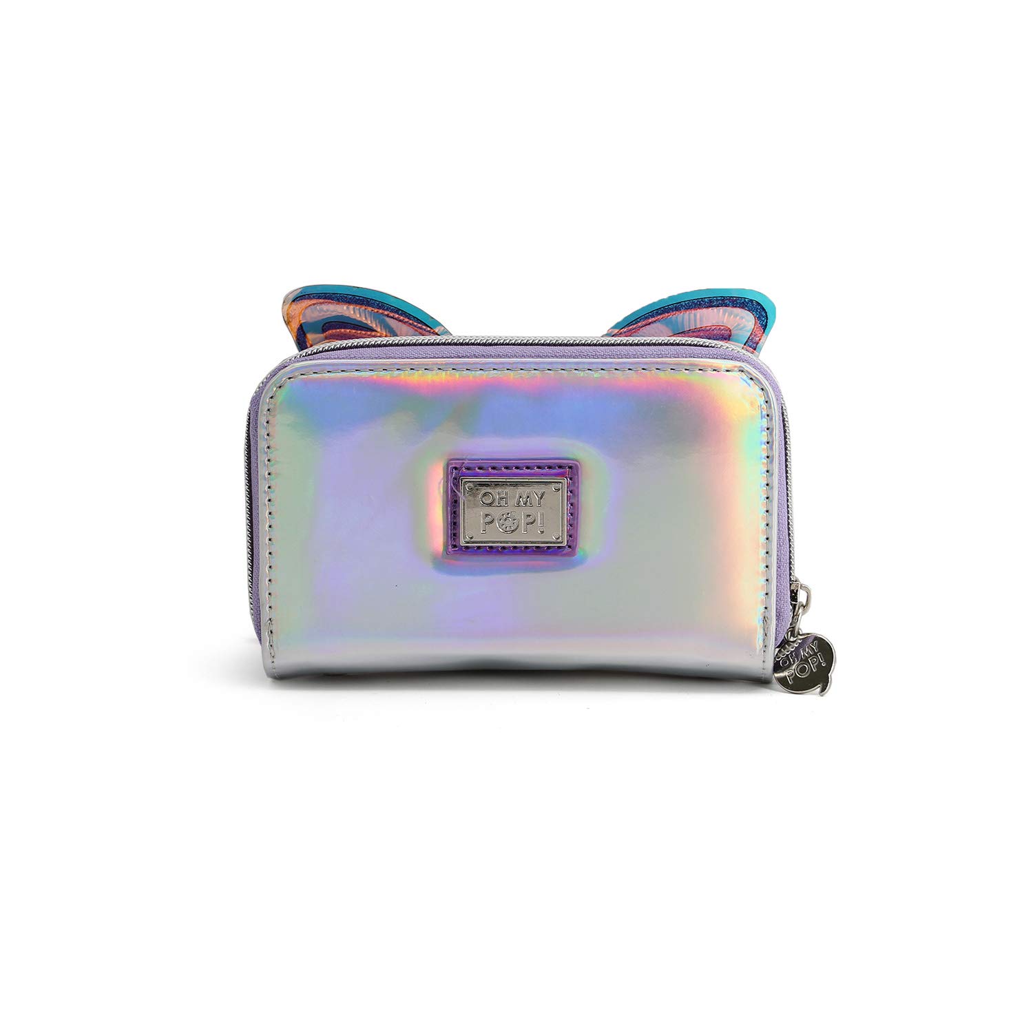 oh-my-pop-ailes-portefeuille-argent-10-x-15-5-cm-zip image 3
