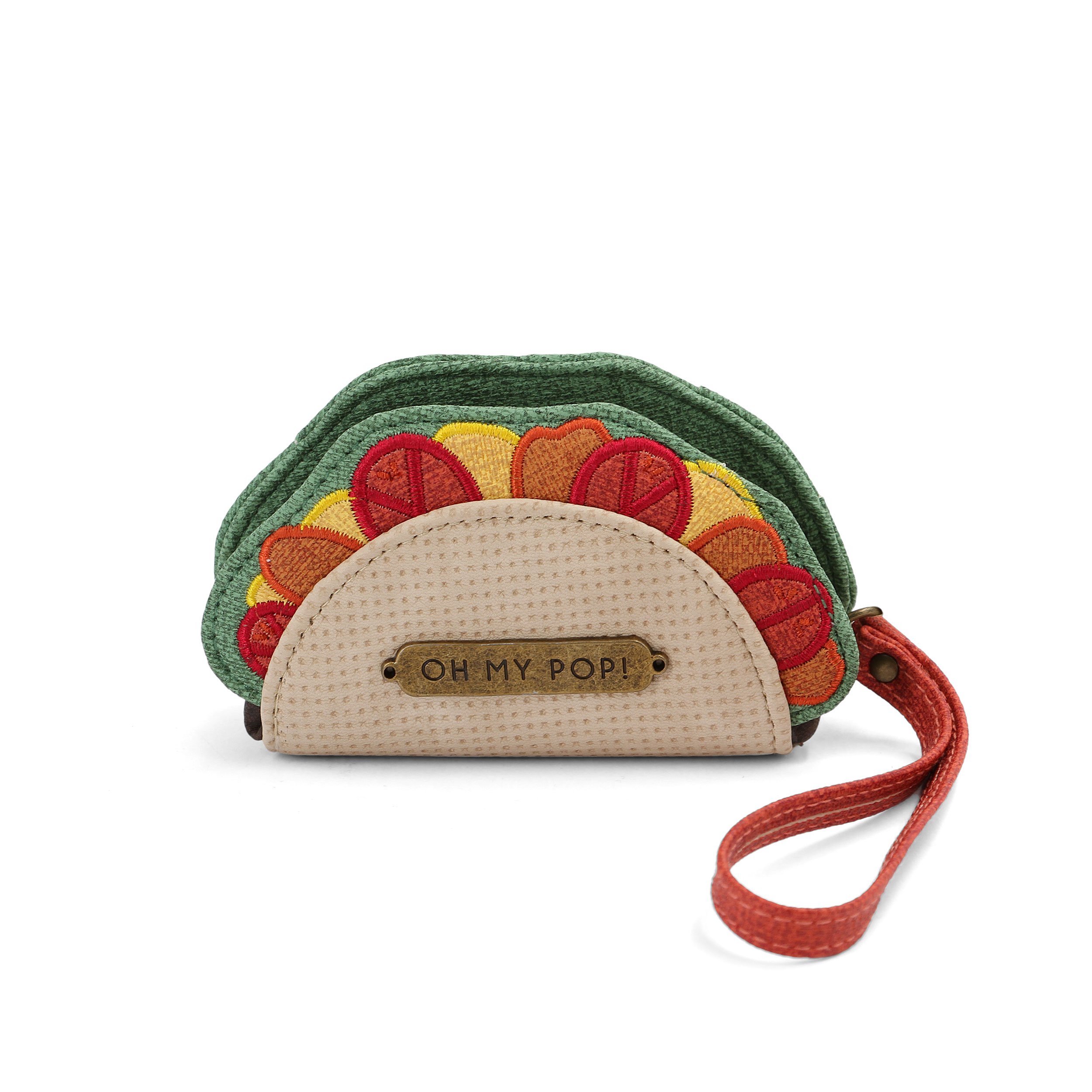 oh-my-pop-taco-porte-monnaie-beige-tex-12-cm image 3