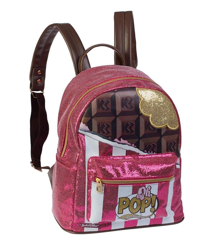 oh-my-pop-chocolat-sac-dos-enfant-marron image 1