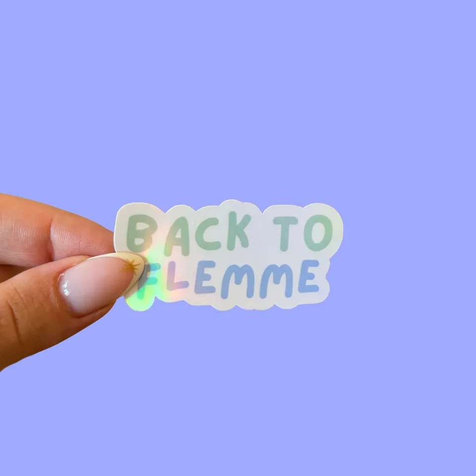atelier-naholi-stickers-l-unit-back-to-flemme-sticker-holographique image 1