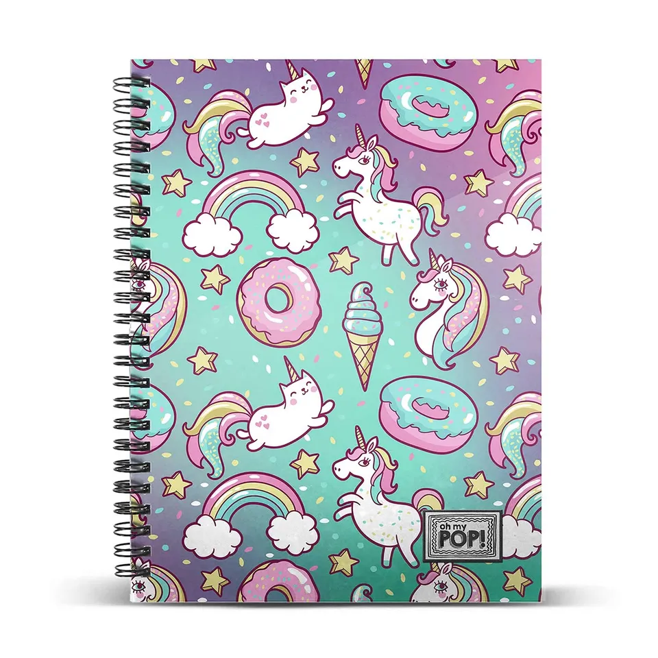 oh-my-pop-dream-cahier-spirale-a4-quadrill-120-feuilles image 1